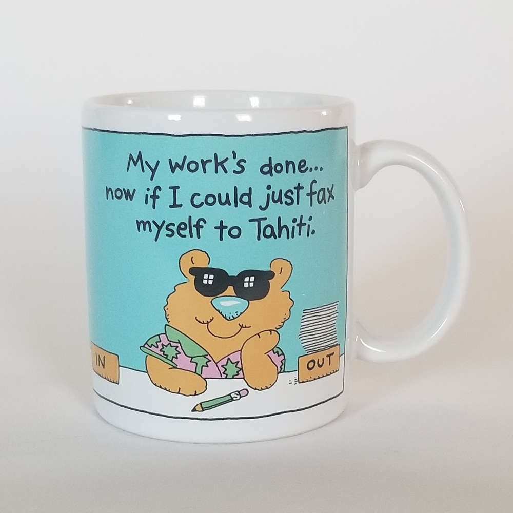 VTG novelty cartoon coffee mug